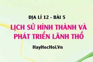 Lịch sử hình thành và phát triển lãnh thổ: Giai đoạn Cổ kiến tạo và Giai đoạn Tân kiến tạo - Địa lí 12 bài 5